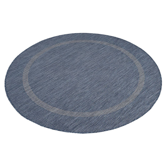 RELAX FLAT sininen pyöreä matto