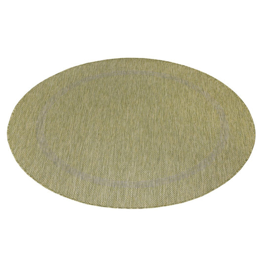 RELAX FLAT vihreä pyöreä matto