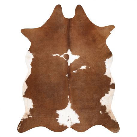 Carpet Artificial Cowhide, Cow G5070-2 brown white Leather 100x150 cm - Isotmatot.fi