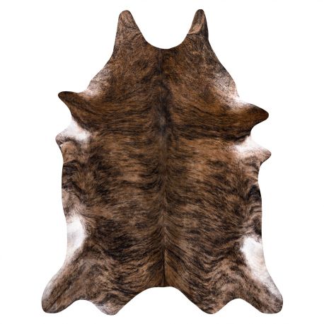 Carpet Artificial Cowhide, Cow G5072-1 Brown Leather 100x150 cm - Isotmatot.fi
