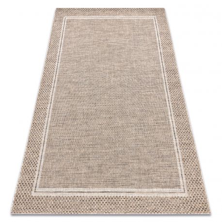 Carpet SISAL BOHO 46201051 Frame beige 80x150 cm - Isotmatot.fi