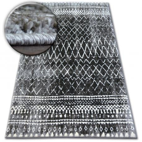 Carpet SHADOW 9890 vizon / black 80x150 cm - Isotmatot.fi