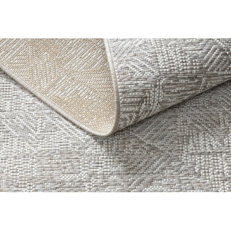 COLOR matto 47373560 SISAL labyrintti beige 60x110 cm - Isotmatot.fi