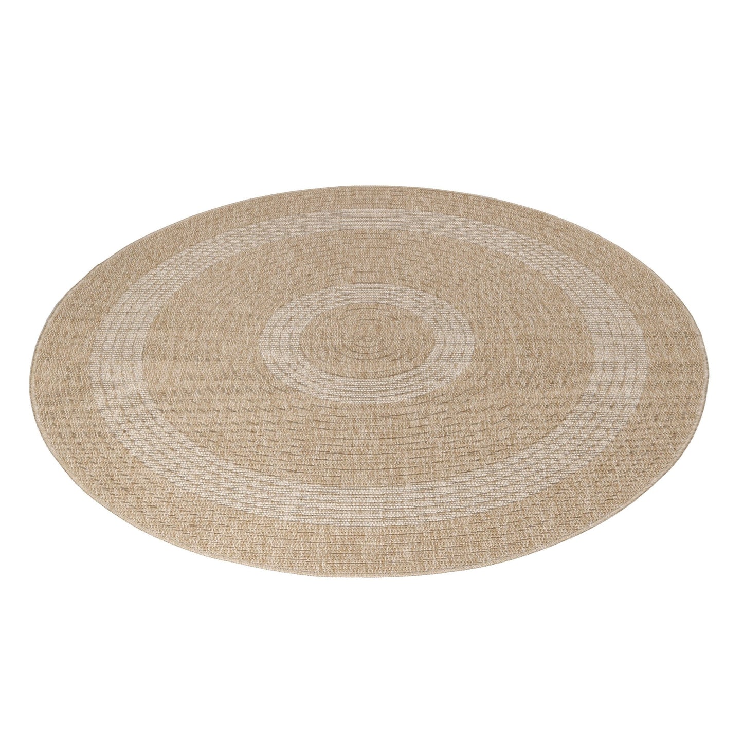 COMILLA FLAT beige pyöreä matto ⌀ 160 - Isotmatot.fi