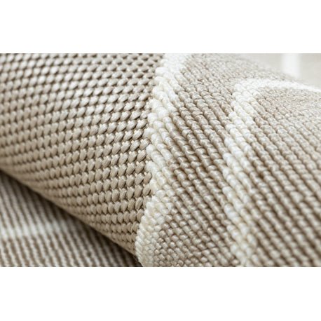 matto SprINg 20404558 Hexagon sisal, looped, beige 80x150 cm - Isotmatot.fi