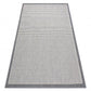 matto SprINg 20411332 raidat, kehys/reunakuvio sisal, looped, harmaa 80x150 cm - Isotmatot.fi